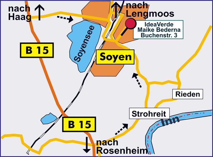 Anfahrt nach Soyen